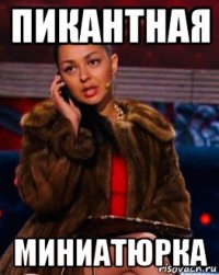 пикантная миниатюрка