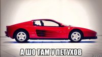  а шо там у петухов