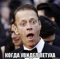  когда увидел петуха