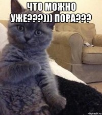 что можно уже???))) пора??? 