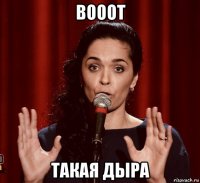 вооот такая дыра