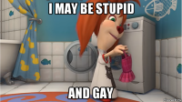 i may be stupid and gay