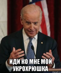 иди ко мне мой укрохрюшка