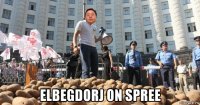  elbegdorj on spree