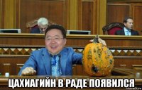  цахиагийн в раде появился