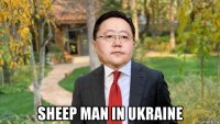  sheep man in ukraine