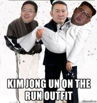  kim jong un on the run outfit