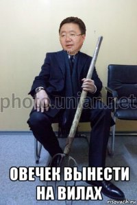  овечек вынести на вилах