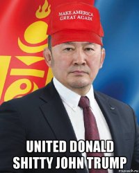  united donald shitty john trump