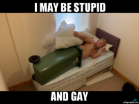 i may be stupid and gay