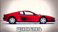 щенок блять