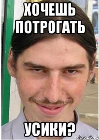 хочешь потрогать усики?