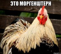 это моргенштерн 