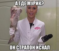 а где мурик? он страпон искал