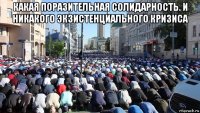 какая поразительная солидарность. и никакого экзистенциального кризиса 