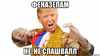 феназепам не, не слашвалл