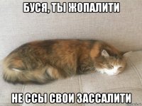 буся, ты жопалити не ссы свои зассалити