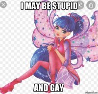 i may be stupid and gay