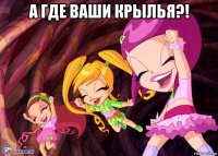 а где ваши крылья?! 