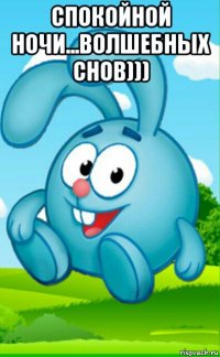 спокойной ночи...волшебных снов))) 
