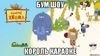 бум шоу король караоке