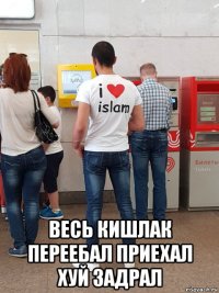  весь кишлак переебал приехал хуй задрал
