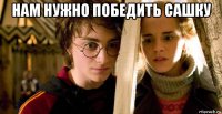 нам нужно победить сашку 