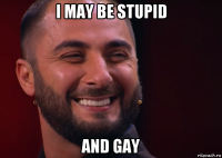 i may be stupid and gay