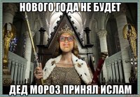 нового года не будет дед мороз принял ислам