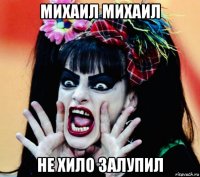 михаил михаил не хило залупил
