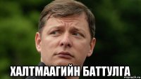  халтмаагийн баттулга
