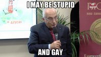 i may be stupid and gay