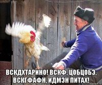  вскдхтарино! вскф, цобцобэ, вскгфафн, идмэн питах!