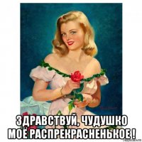  здравствуй, чудушко моё распрекрасненькое !