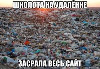 школота на удалёнке засрала весь сайт