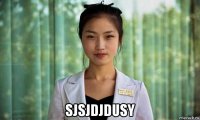  sjsjdjdusy