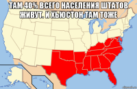 там 40% всего населения штатов живут. и хьюстон там тоже 