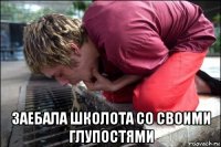  заебала школота со своими глупостями