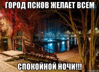 город псков желает всем спокойной ночи!!!