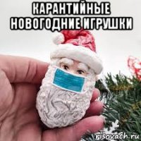карантийные новогодние игрушки 