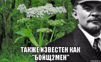  также известен как "бойщ2мен"