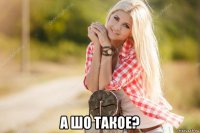  а шо такое?