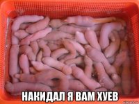  накидал я вам хуев