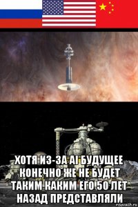 хотя из-за ai будущее конечно же не будет таким каким его 50 лет назад представляли
