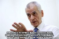  пожалуйста, не кормите мышек, белочек в парке, хомячков, бурундучков, крысочек, летучих мышей, кошек, собак, воробьев, ворон, голубей особенно