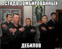 стадо зомбированных дебилов