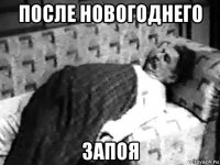 после новогоднего запоя