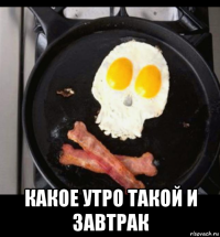  какое утро такой и завтрак