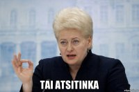  tai atsitinka