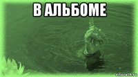 в альбоме 